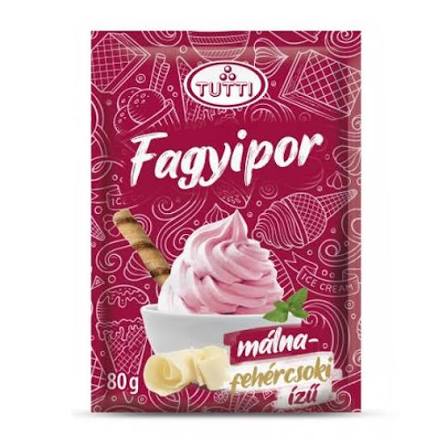 Tutti fagyipor málna - fehércsoki 80g