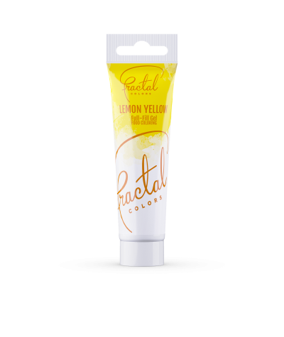 Fractal Lemon Yellow ételfesték gél 30 g
