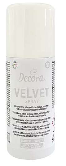Decora Bársonyspray fehér 100 ml