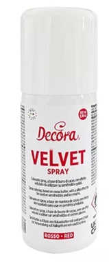 Decora Bársonyspray piros 100 ml