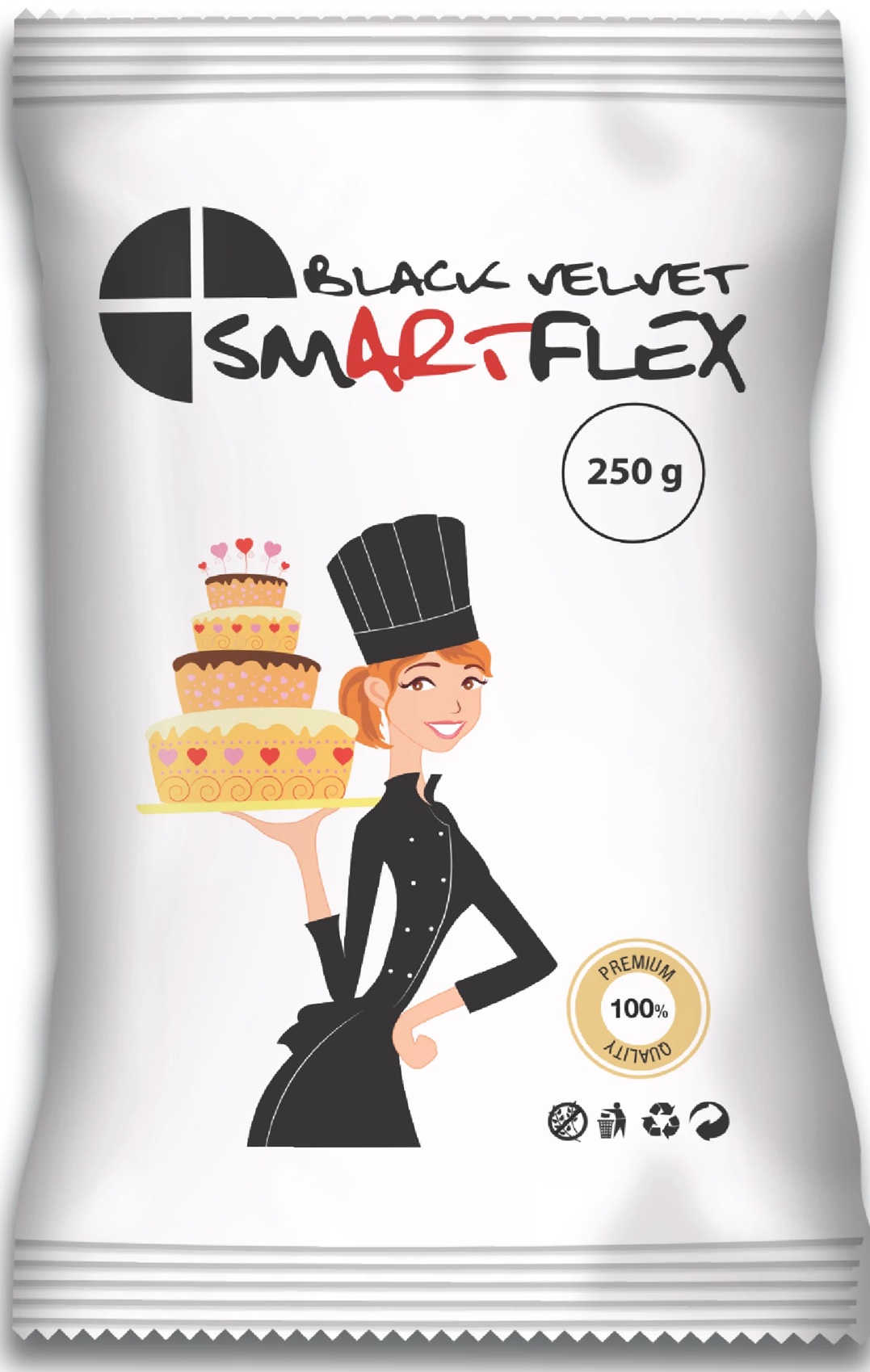 Smartflex fekete 250g Smartflex fekete 250g