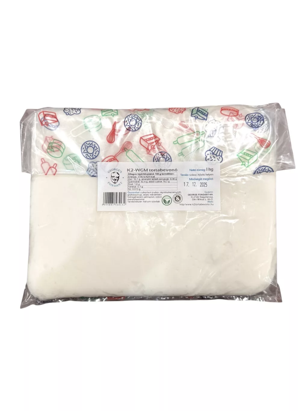K2 Fehér fondant 1 Kg K2 Fehér fondant 1 Kg