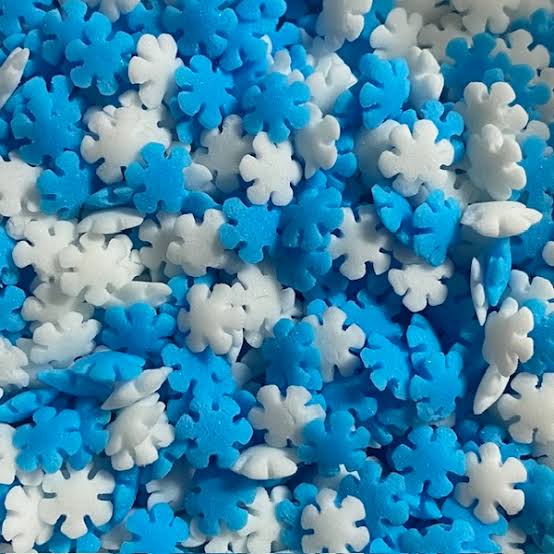 Confetti Hópehely Fehér-Kék mix 200g
