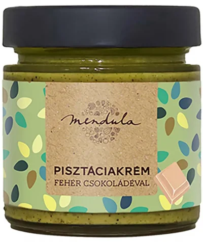 Mendula Pisztáciakrém fehércsokival 180 g