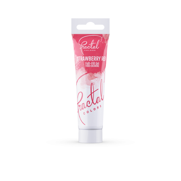 Fractal Strawberry Red ételfesték gél 30 g