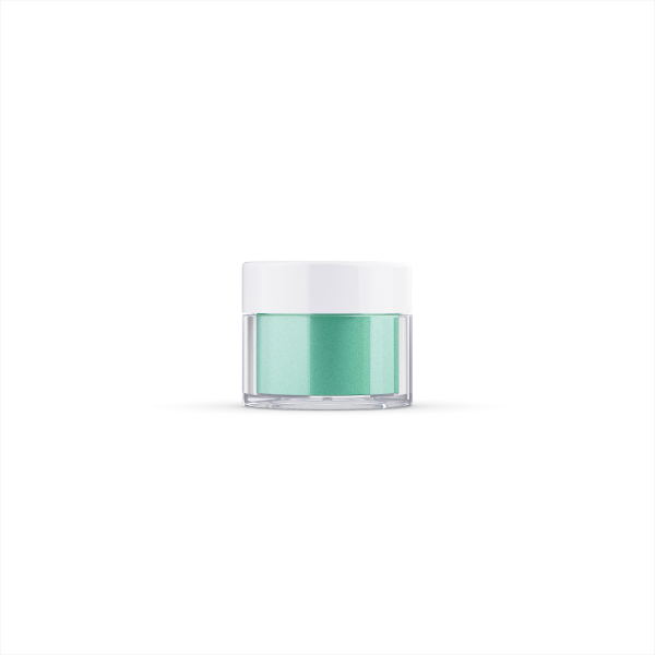 Aurora green Ételdekorációs selyempor Fractal 2 g
