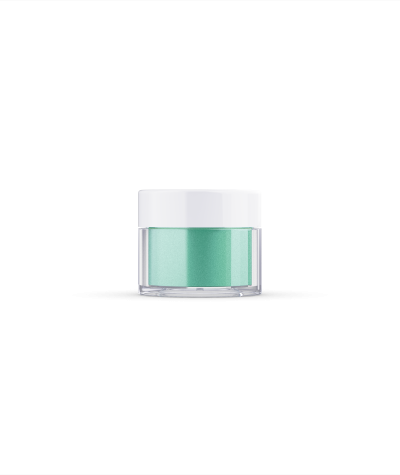 Aurora green Ételdekorációs selyempor Fractal 2 g