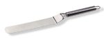 Hajlított inox kenőkés 16 cm