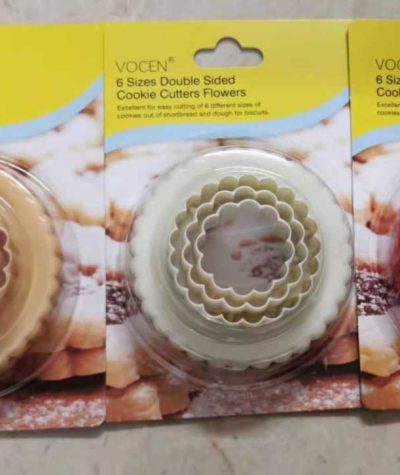 VZ linzer kiszúró 2 oldalas műanyag 6 db-os (T05151)