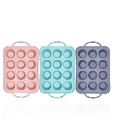 Szilikon merevített muffin forma 12 db (T12029)