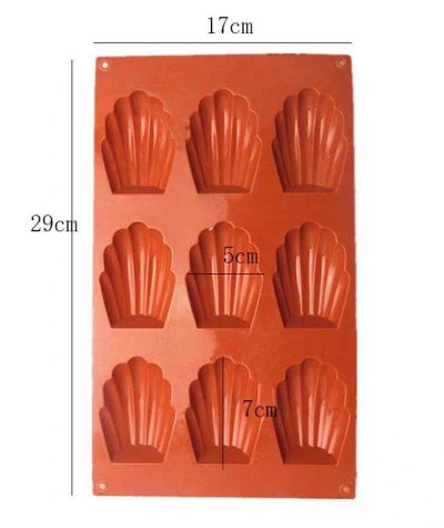 Szilikon Madeleine 9 db (T12032)
